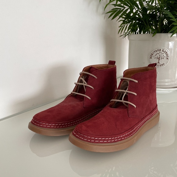 Shoes - NWOT Lace Up Suede Boots Women's 39